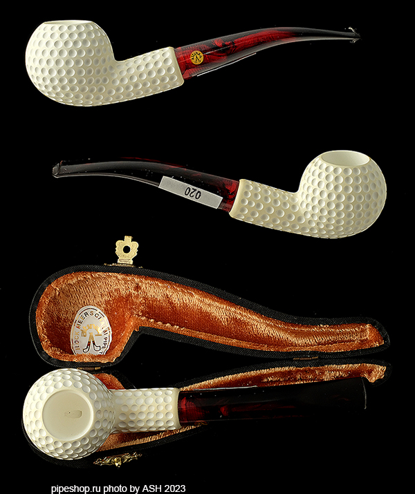   ALTINAY MEERSCHAUM GOLF CARVED BENT APPLE