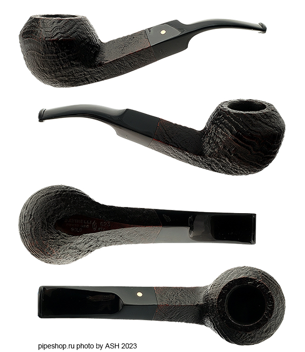   SAVINELLI PUNTO ORO GOLD 623 SANDBLAST BENT BULLDOG ESTATE,  6 