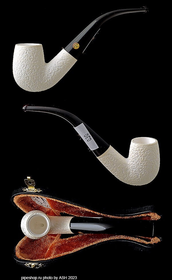   ALTINAY MEERSCHAUM RUSTIC BENT BILLIARD