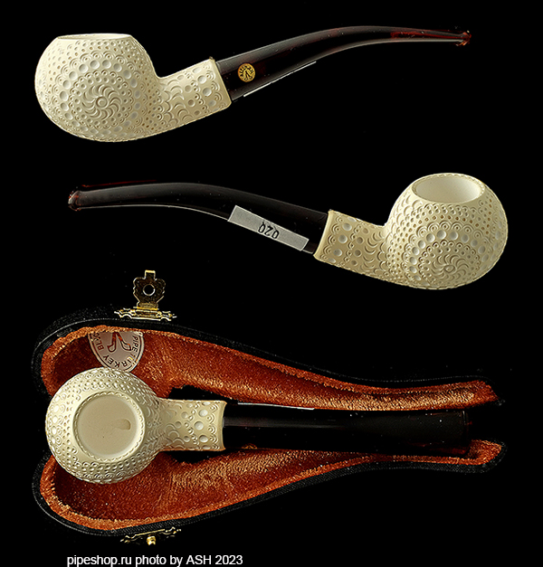   ALTINAY MEERSCHAUM CARVED BENT TOMATO