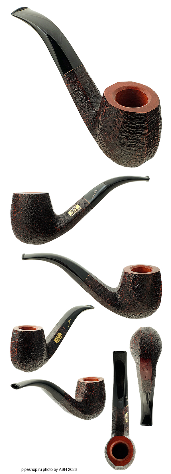   SAVINELLI 1990 COLLECTION SANDBLAST ESTATE NEW UNSMOKED,  9 