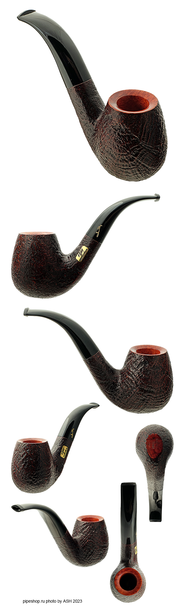   SAVINELLI 1988 COLLECTION SANDBLAST ESTATE NEW UNSMOKED,  6 