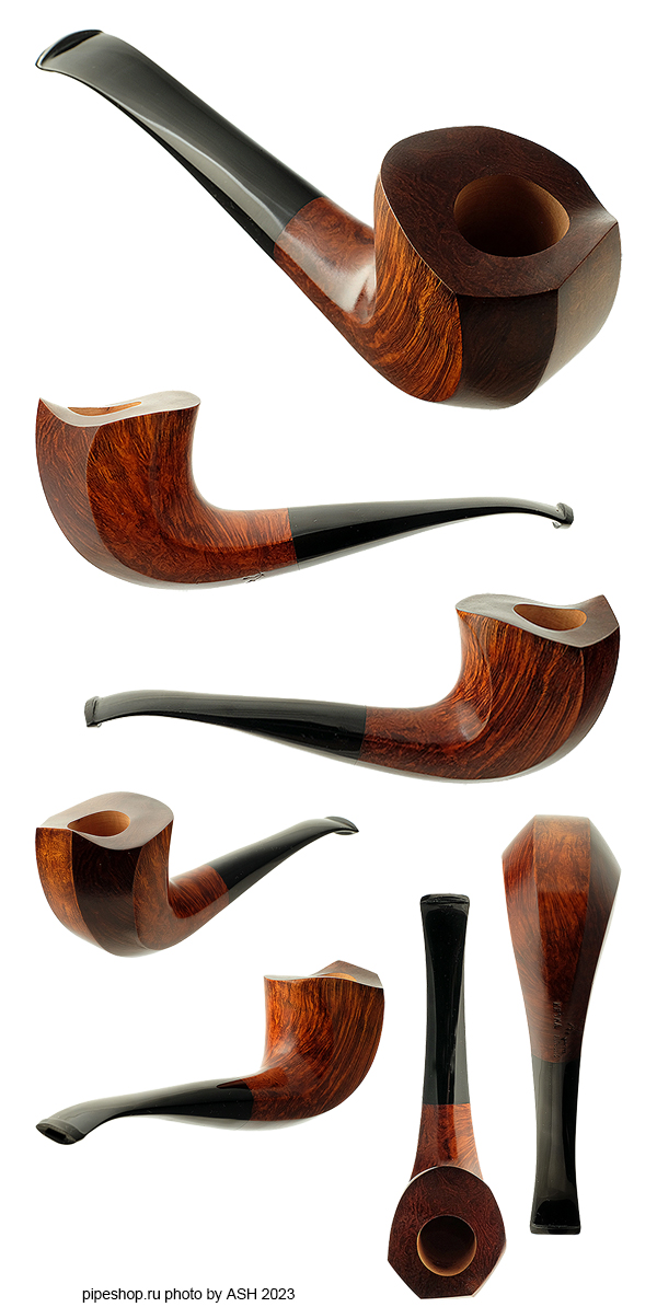   KRSKA SMOOTH PANELED HORN ESTATE NEW UNSMOKED,  9 