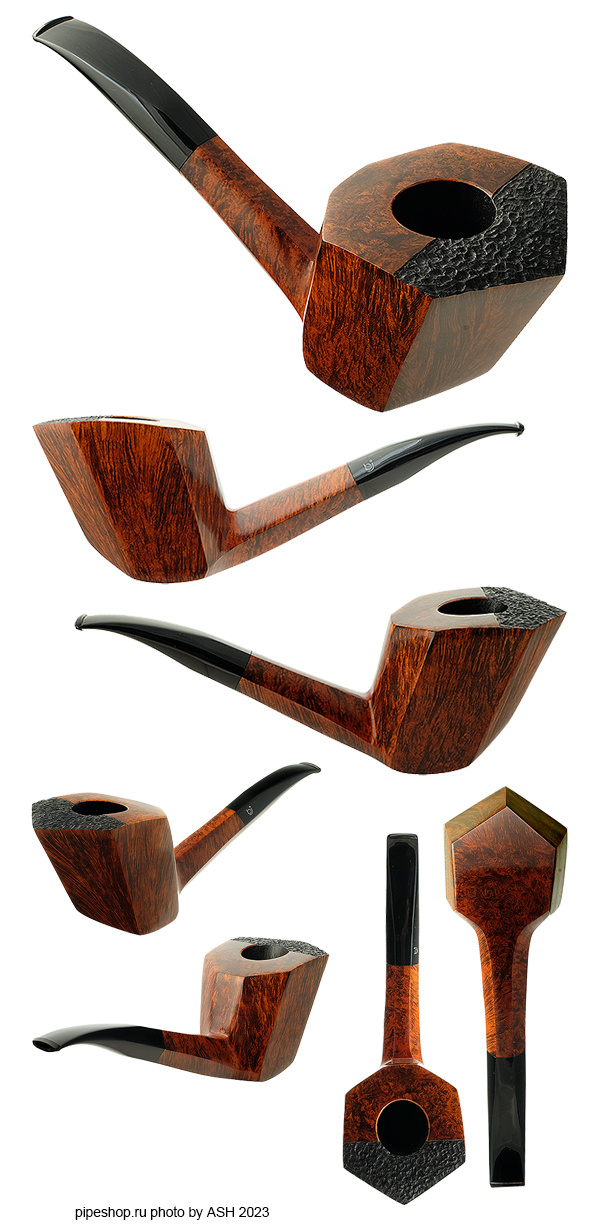   BJARNE GIANT SEMIRUSTIC PANELED BENT DUBLIN ESTATE NEW UNSMOKED,  9 