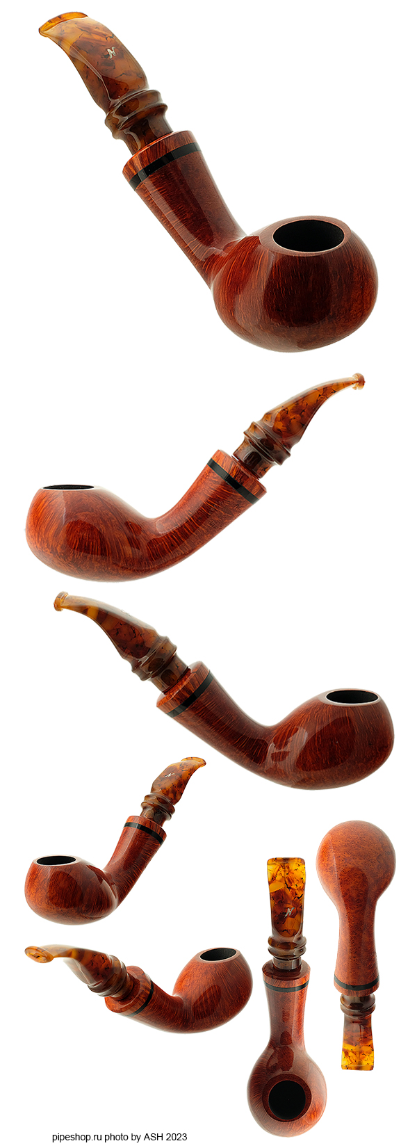   ERIK NORDING SMOOTH BENT EGG HIGH GRADE 18 ESTATE NEW UNSMOKED