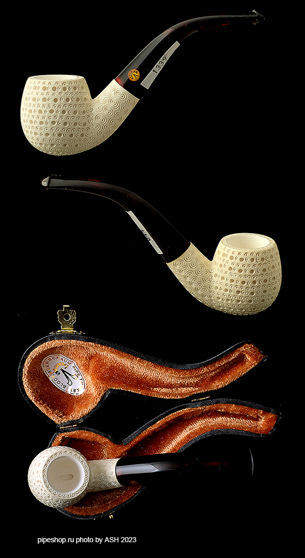   ALTINAY MEERSCHAUM CARVED BENT APPLE