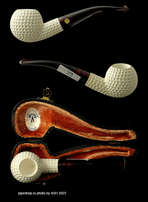   ALTINAY MEERSCHAUM GOLF CARVED BENT APPLE