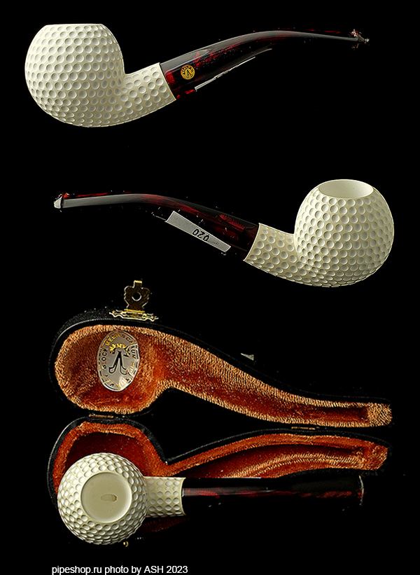   ALTINAY MEERSCHAUM GOLF CARVED BENT APPLE