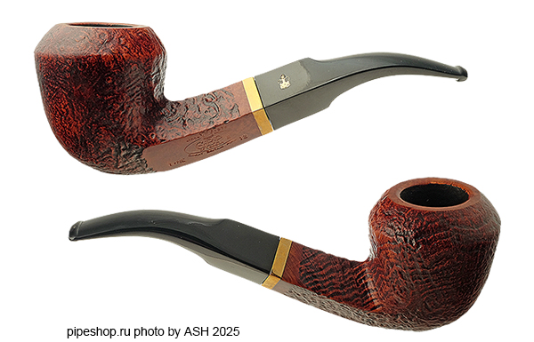   GBP TYNE BROWN SANDBLAST BENT BULLDOG 12,  9 