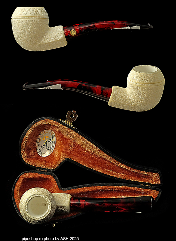   ALTINAY MEERSCHAUM RUSTIC BENT BULLDOG