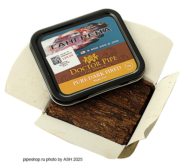   DOCTOR PIPE PURE DARK FIRED FLAKE,  50 .