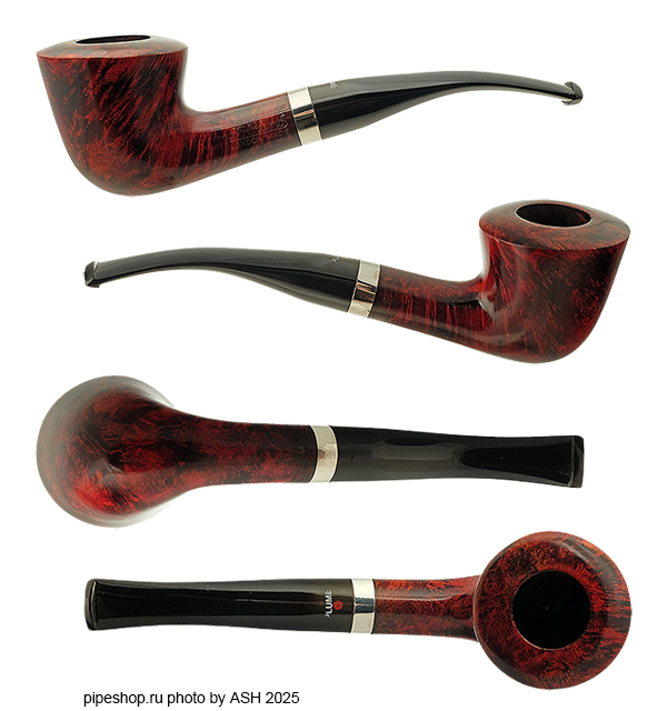   Dr. PLUMB SMOOTH BENT DUBLIN WITH SILVER ESTATE NEW UNSMOKED,  9 