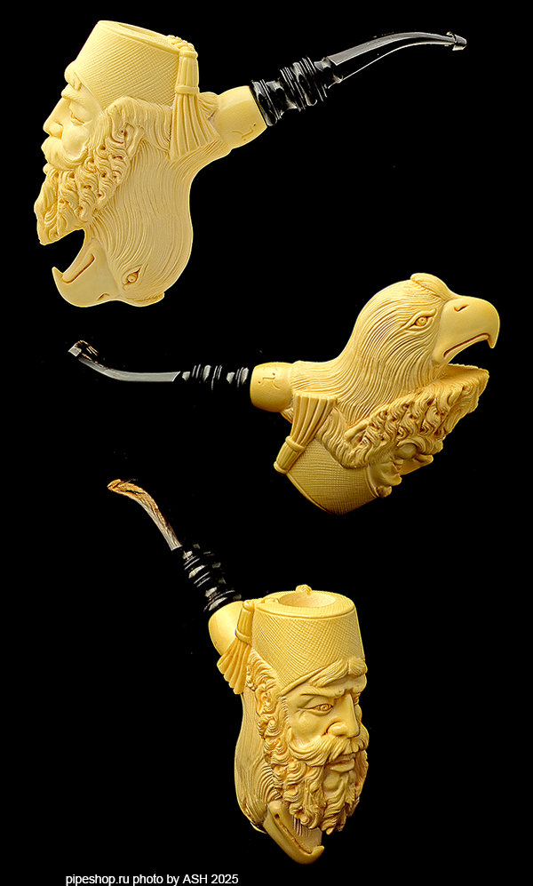   J. BAGLAN MEERSCHAUM THE TURK AND THE FALCON ESTATE NEW UNSMOKED
