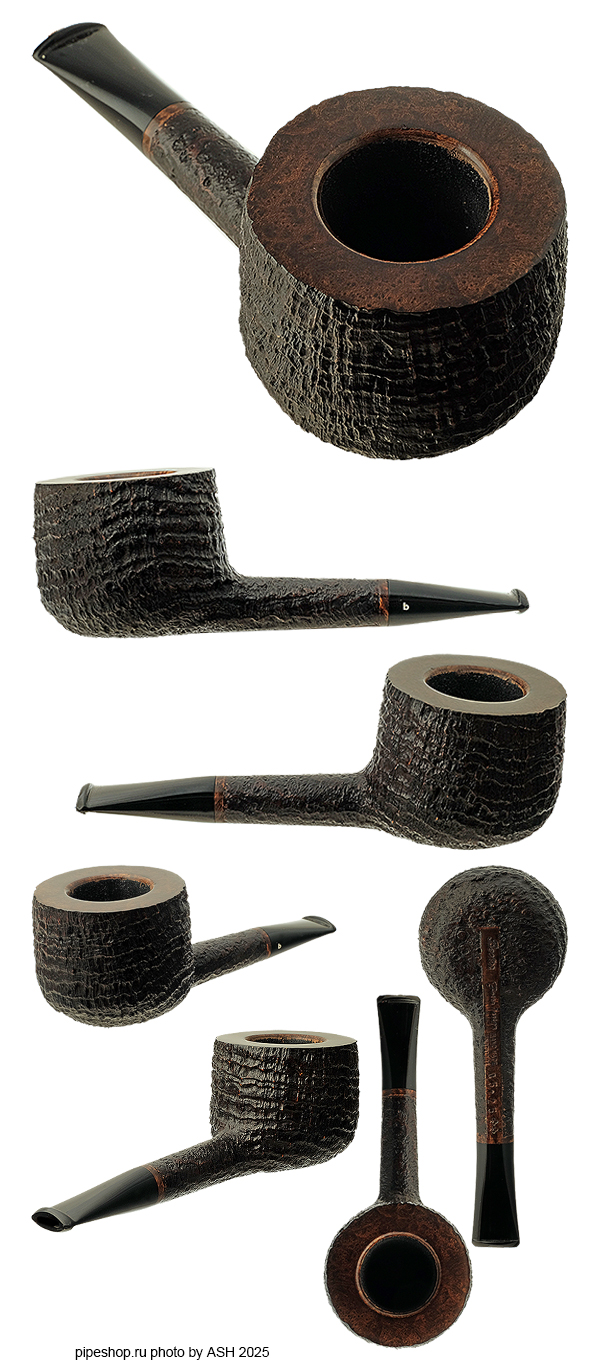 ����������� ������ PAOLO BECKER SANDBLAST POT "Fritz Design" 2 Clubs Limited Edition � 05/25 (2011) ESTATE NEW UNSMOKED
