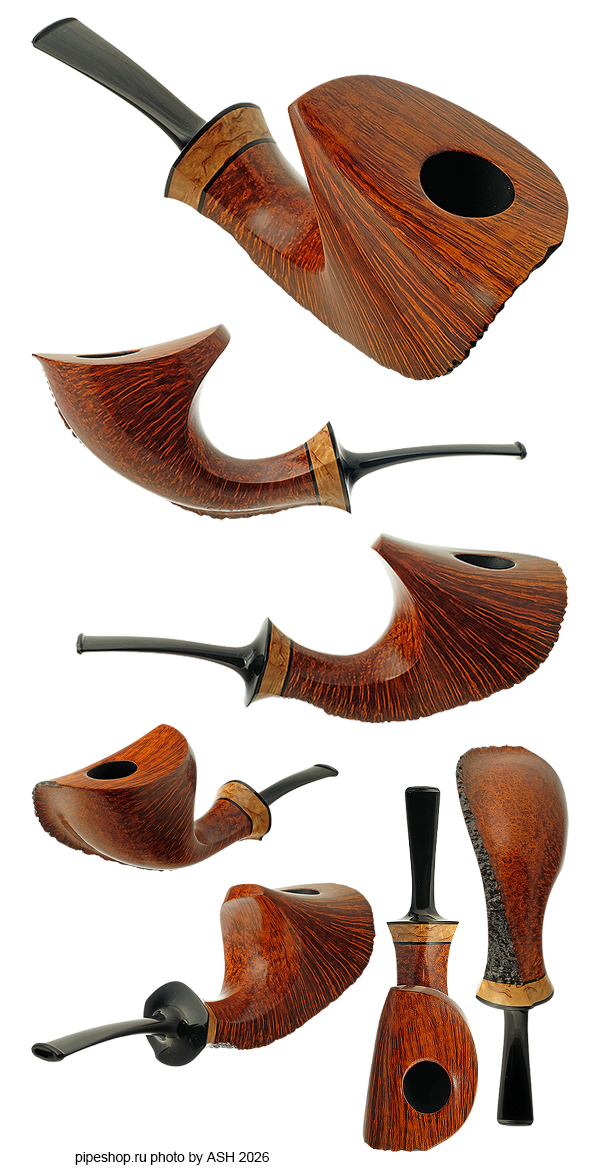 ����������� ������ KENT RASMUSSEN SMOOTH BENT PLATEAUX DUBLIN WITH BIRCH Grade BUTTERFLY