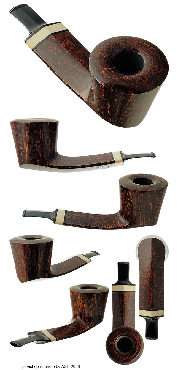 ����������� ������ KONSTANTIN "BERK" BEREGOVOY SMOOTH FACET SHANK BENT DUBLIN WITH MAMMOTH IVORY