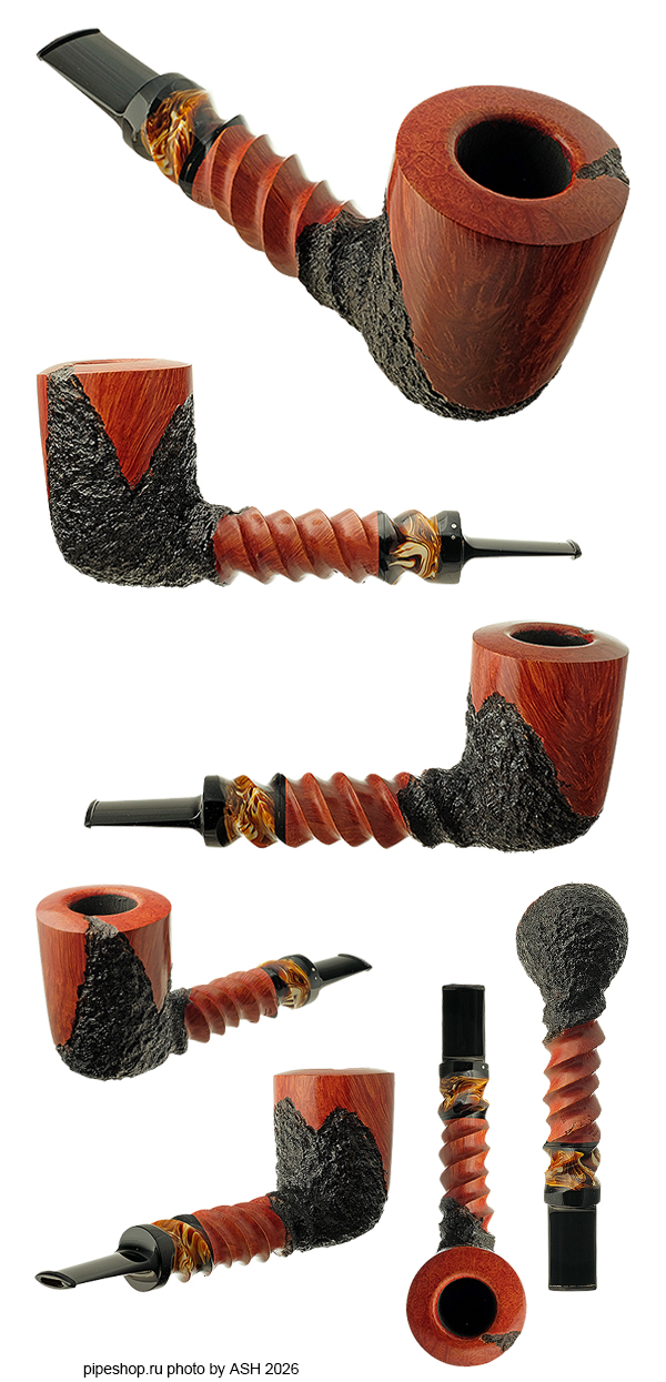 ����������� ������ WINSLOW E EXTRA SEMIRUSTIC MAGNUM SPIRAL SHANK LOVAT ESTATE NEW UNSMOKED, ������ 9 ��