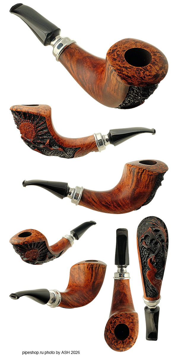 ����������� ������ KRSKA CARVED RUSTIC BENT DUBLIN Grade KING ESTATE NEW UNSMOKED, ������ 9 ��