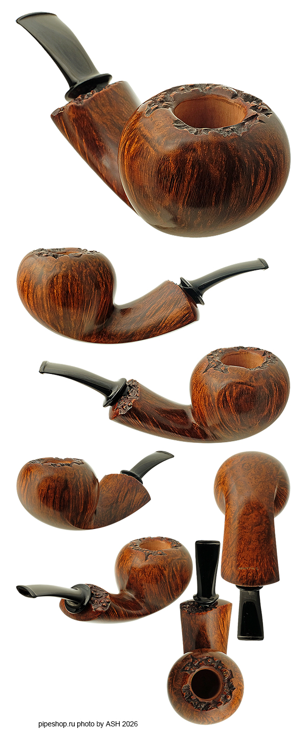 ����������� ������ S. AILAROV SMOOTH BENT PLATEAUX ACORN ESTATE NEW UNSMOKED