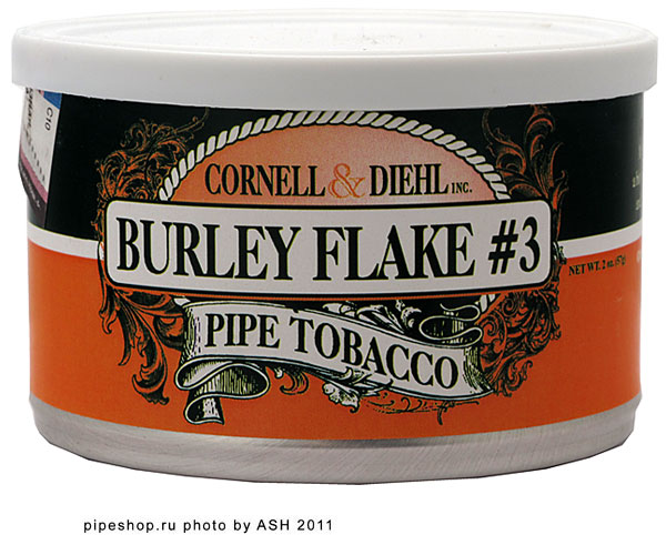   "CORNELL & DIEHL" Tinned Blends BURLEY FLAKE # 3,  57 .