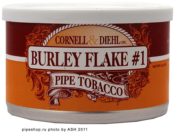  "CORNELL & DIEHL" Tinned Blends BURLEY FLAKE # 1,  57 .