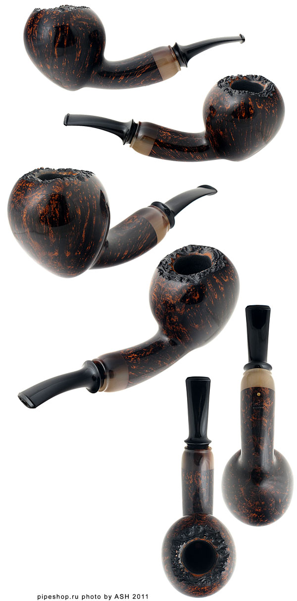   PETER HEDING SMOOTH NUT ROUGH TOP WITH HORN Grade Gold